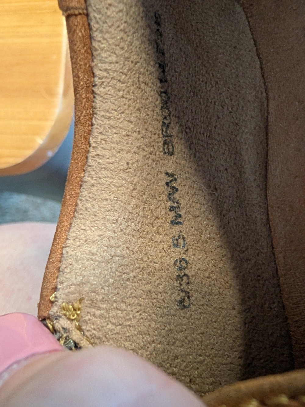 Born Nampa Brown Leather Slip On Loafers Wms Size EU 36.5 - Picture 8 of 8